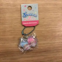 サンリオ　ぷっくりったい　プチボールチェーン　リトルツインスターズ　キキララ