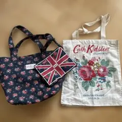 Cath Kidston 花柄トートバッグとポーチセット