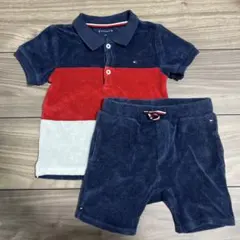 Tommy Hilfiger タオル生地 ポロシャツセット 80cm