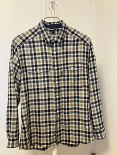 mont-bell モンベル　長袖ウールシャツ チェック柄