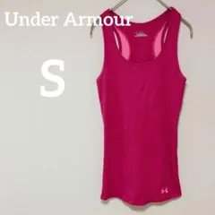 ユーズド✨️ Under Armour 【S】 タンクトップ ヨガウェア ピンク