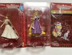 ディズニー　クリスマスオーナメントくじ　アナ　ラプンツェル　くまのプーさん