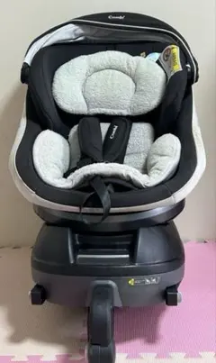 クリーニング済　☆綺麗☆　コンビ　クルムーヴ　ISOFIX 　ダークグレー クルムーヴ スマート ISOFIX エッグショック JL-590｜コンビ公式