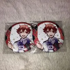 ツイステ おめかし グリッター缶バッジ エース