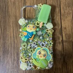 iPhone15 スマホケース デコ電