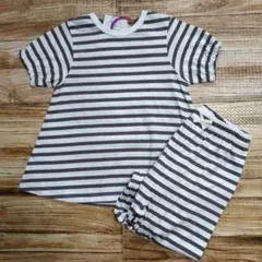 新品 未使用 テータテート ボーダー 半袖 パジャマ 女の子 95のサムネイル