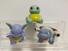 ポケモンキッズ（ゼニガメ、カメール、カメックス）指人形 フィギュア