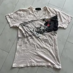BerningsSho black label M VネックTシャツ　薄ピンク