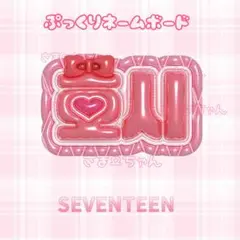 SEVENTEEN ホシ　ネームボード