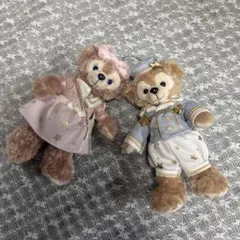 ディズニー　ダッフィー シェリーメイ　ぬいぐるみバッジ　スターリードリームス