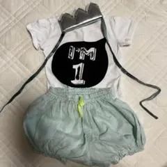MARL MARL マールマール　クラウン(王冠)&かぼちゃパンツ&1歳Tのサムネイル