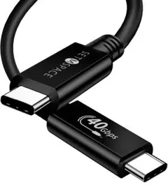 K15】充電ケーブル 40gbps超高速転送 usb c PD100w 0.3m