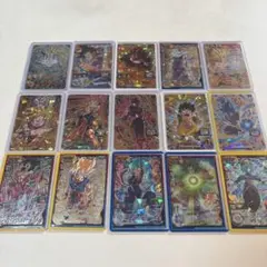 スーパードラゴンボールヒーローズカード15枚セット、下5枚SEC