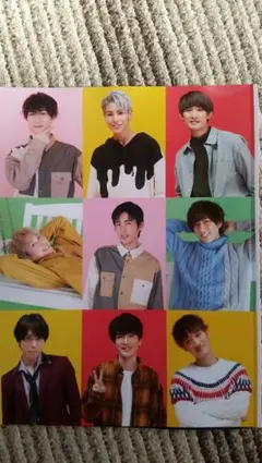 Myojo 2021年2月号 付録 Snow Man厚紙データ