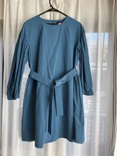 新品タグ付 WEEKEND MaxMara リネン混 ワンピース ブルー | Mercari