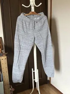 ま*ろ様 グレー ジョガーパンツ ゴム・ドローコード付き