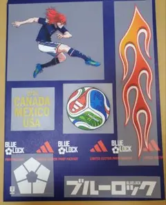 ブルーロック adidas ゼビオ 日本代表 2026 シール 糸師 冴 - メルカリ