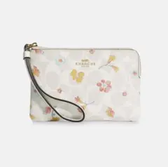 COACH コーチ ポーチ 花柄 ウォレット キーケースカードケース