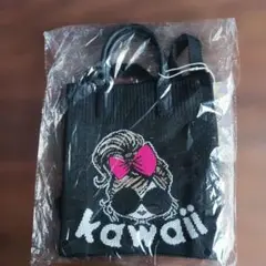 D.KELLY ニットショルダーバッグ kawaii柄