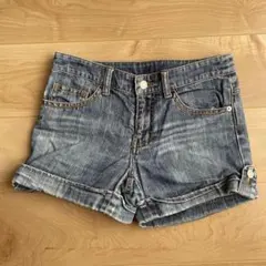 デニムショートパンツ ウエスト61cm ヒップ89cm