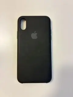 【純正】Apple iPhone XS用ケース ブラック シリコンケース