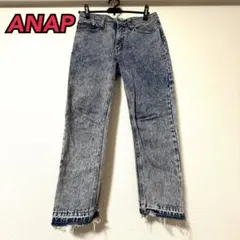 【最終値下げ】ANAP アナップ デニム ダメージ加工ジーンズ ストレートパンツのサムネイル