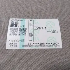 ウオッカ 現地単勝馬券22枚セット ウオッカ 現地単勝馬券22枚セット ウオッカ 現地単勝馬券22枚セット