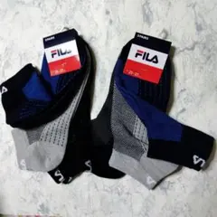 6足　FILA ソックス 25-27cm ショートソックス　スニカーソックス