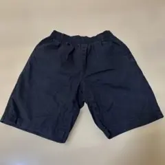 GU ハーフパンツ　ブラック　キッズ160 ジーユー