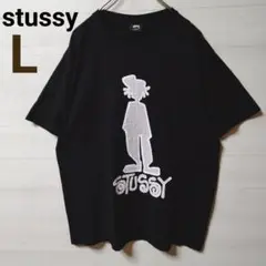激レア貴重本物OLD Stussy シャドーマン黒タグ Sブラック80'90' 激レア 90's OLD STUSSY シャドーマン Tシャツ ステューシー