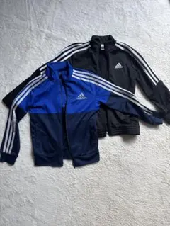 adidas ジャージセット 青/黒 140 最終値下げ‼️