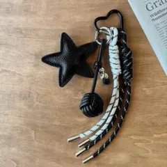 じゃらじゃらキーホルダー♥️ バッグチャーム パラコード星 y2k 韓国 新生活