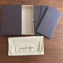 LOUIS VUITTON 長財布用の箱と布袋、説明書付き、封筒、カード