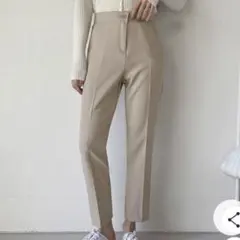 パンツ ベージュ 7分丈のサムネイル
