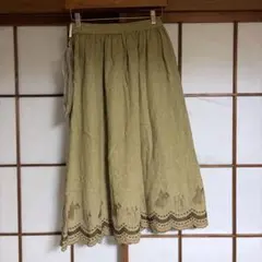 【新品タグ付】サマンサモスモス × ムーミン コラボ 裾スカラップスカート