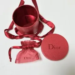 美品　希少　ディオール　アクセサリーケース　空箱　巾着袋　限定　レッド　赤