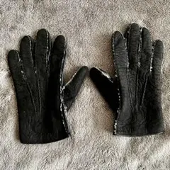 レザー手袋 黒 クラシック　サイズ8