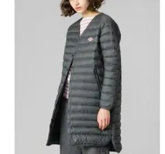 2025年最新】DANTON ダントン Vネックロングインナーダウンコートの