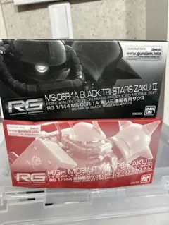 RG 1/144 黒い三連星専用ザクII チームモンストルカスタム 計2点