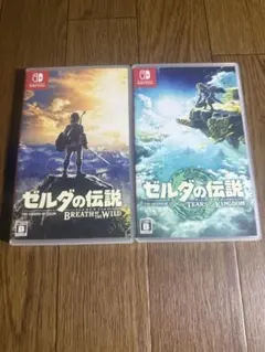 ゼルダの伝説 ティアキン ブレスオブザワイルド 2本セット - メルカリ