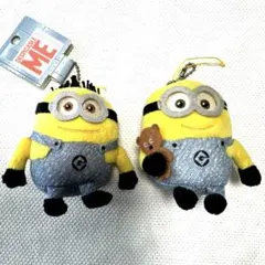 ミニオン ぬいぐるみキーホルダー 2体セット