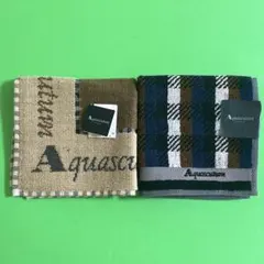 アクアスキュータム　タオルハンカチ２枚セットＢ