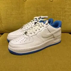 Nike Air Force 1 ホワイト/ブルー 27cm
