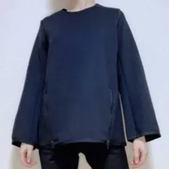 UNIQLO/+J/ジルサンダー/ドライスウェットクルーネックシャツ/ブラックM