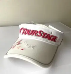 【TOURSTAGE】ツアーステージレディース ゴルフサンバイザー