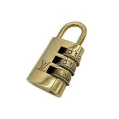 （LOUIS VUITTON ルイヴィトン）　南京錠　ダイヤル錠　ゴールド