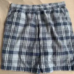 UNIQLO チェック柄ショートパンツ Lサイズ