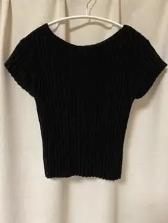 SHISHIKUI シシクイ コットンカシミヤニットBlack 新品未使用 SHISHIKUI シシクイ コットンカシミヤニット 黒