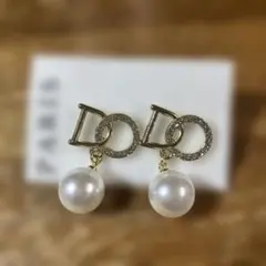 ゴールドパールピアス　　ラストセール