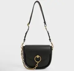 R*コ様 【美品】 Charles＆Keith 黒 ショルダーバッグ
